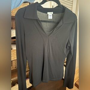 Odille Women's Black Long Sleeve Top
